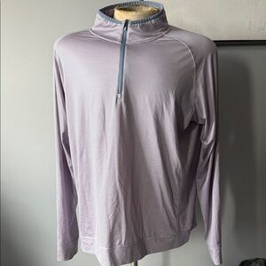 Walter Hagen Purple Striped Men's Shirt